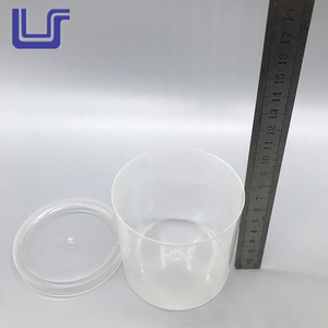 명확한 플라스틱 둥근 모양 사탕 콘테이너, 플라스틱 과자 콘테이너, 소형 원형 플라스틱 콘테이너 - Product Image 4