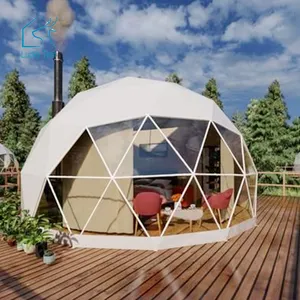 เต้นท์กันน้ำกลางแจ้ง5ม., เต้นท์โดม geodesic สำหรับงานรีสอร์ท