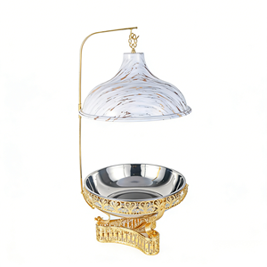 High Quality 8L Gas/Fuel Fancy Modern Luxury Stainless Steel <strong>Food</strong> Warmer Buffet <strong>Server</strong> for Hotel Wedding Party - Product Image 6