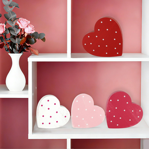 Heart-Shaped Polka Dot Silver Hot Stamping Gift <b>Box</b> <b>Set</b> (2pcs) - Flower <b>Box</b>, Round Bucket & Birthday Gift <b>Box</b> - Product Image 3
