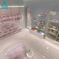Vitrines de présentation pour chaussures et sacs Nakashima pour enfants, avec éclairage LED, robustes, écologiques, personnalisables, pour la vente au détail et les centres commerciaux