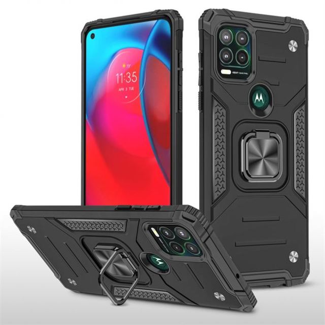 PC+TPU Hybrid Full Protective Armor Mobile Phone Case for Motorola Moto G Stylus 2021 5G Kickstand Back Cover