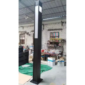 Columna de Luz Cuadrada para Jardín, Lámpara LED de Metal para Exteriores, 50000 Horas, Garantía de 5 Años, Montaje Semi Empotrado - Product Image 2
