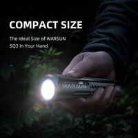 WARSUN Nouvelle lampe torche LED d'urgence SQ03 haute luminosité, durable, la plus populaire