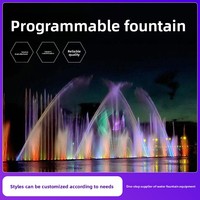 Fuentes de Agua Secas Programables Personalizadas con Sistema Matrix, Diseño Moderno, Voltaje Universal, 1 Año de Garantía
