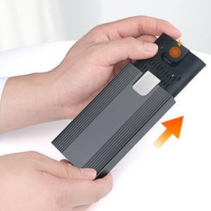 Boîtier de clonage SSD M.2 SATA double baie MAIWO, type C universel 5 Gbps pour SSD SATA M.2, boîtier en aluminium sans vis - Product Image 3
