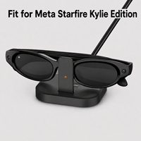 Support de charge pour lunettes Meta Starfire Kylie Edition, support de chargeur de bureau compact USB-C pour lunettes Rayban Meta