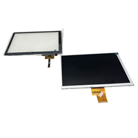 1 pièce neuve pour écran LCD de pendentif de programmation ABB DSQC3120, kit complet LCD avec puce carrée, écran tactile en verre trempé
