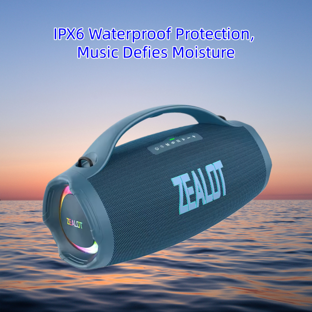 Zealot S98 Bestseller 160W Output Wireless Speaker with RGB LED Lights Party Ready Built-in Microphone