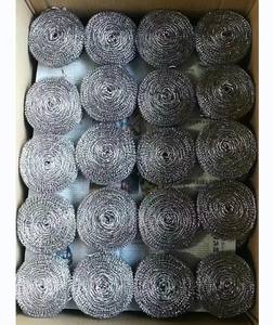 Bola de esponja de limpieza 11g 16G Esponja de mango largo Esponja de cocina de acero Estropajo de acero inoxidable Estropajo de metal Estropajo - Product Image 6