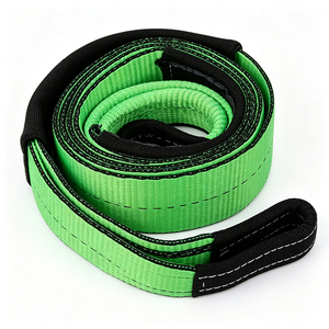 Sangle de remorquage robuste 30000 LBS résistance à la rupture 3 pouces x 20 pieds pour le récupération de véhicules tout-terrain, camions, SUV, VTT, UTV et voitures - Product Image 1
