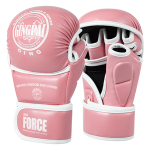 <span class=keywords><strong>Gants</strong></span> de <span class=keywords><strong>MMA</strong></span> professionnels en cuir demi-doigts pour hommes et femmes - Épaissis, pour l'entraînement Sanda, Karaté, Muay Thai, extérieur, imperméables et extensibles - Product Image 2