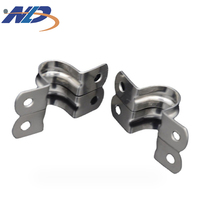Prix d'usine NLD 304 Bracelet en acier inoxydable 1/2 ''3/4''20mm 25mm U Type Pipe Saddle Clamps pour fixation Support