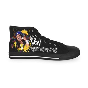 Chaussures en toile à motif personnalisé unisexe, chaussures en toile décontractées à tige haute, polyvalentes et respirantes pour femmes, chaussures en toile décontractées personnalisées pour hommes - Product Image 3