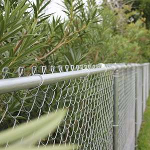 50/60/75 mm Mesh Size Ral 6005 Green Chain Link Fence Galvanized PVC Coating for Garden Park Sports Field 3D Modeling Service - Product Image 4