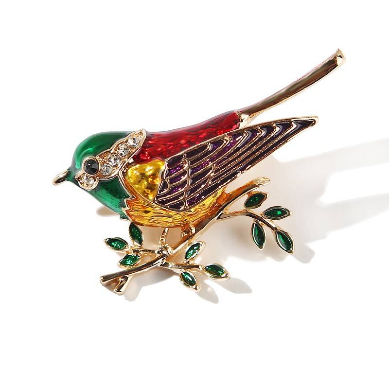 Crimson and purple magpie