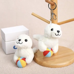 Porte-clés ours polaire simulé peluche super douce 10cm ODM sac d'étudiant décoration unisexe - Product Image 3