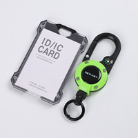 Support tactique rétractable en ABS écologique et recyclable, ensemble d'accessoires durables pour porte-clés, portable pour les ONG