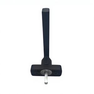 Manija de Cerradura Moderna de Aleación de Aluminio Negra para Ventanas y Puertas, Accesorios de Ferretería, Personalizable para Proyectos, Directo de Fábrica - Product Image 5