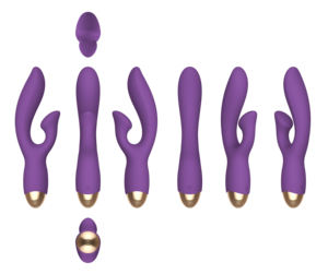 Phổ biến 2 trong 1 rung động cơ thể Massager g-spot Đồ chơi tình dục cho nam giới Vibrator cho phụ nữ dành cho người lớn Đồ chơi tình dục - Product Image 3