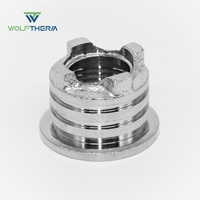 Raccords de tuyauterie PPR filetés haute pression en acier inoxydable 1/2 à insertion femelle, OEM/ODM, plaqués et forgés pour système de conduite d'eau