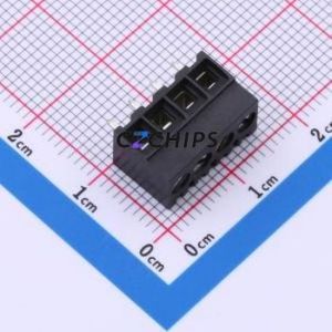 1776112-4 Screw Terminal Block Through hole Component (THT),P=3.5mm Connector 1x4P 3.5mm Black Through Hole - Product Image 1