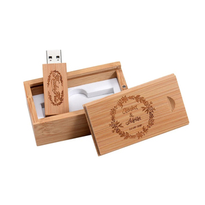 Pendrive Usb de madera con logotipo láser personalizado, unidad Flash Usb de madera, 1GB, 2GB, 4GB, 8GB, 16GB, 32GB, 64GB, 128GB - Product Image 4