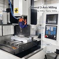 Machine de fraisage CNC LEYO M8, mini compacte, 3 axes, haute précision, entraînement direct BT30, traitement de petites pièces en métal et en aluminium