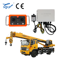 Télécommande proportionnelle personnalisée longue portée pour grues spéciales et exigences uniques avec joysticks croisés