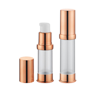 Empty 6ml 10ml Custom AS Cosmetic Toner Bottle Airless Pump Lotion Bottle