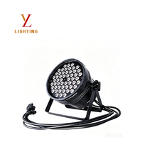Projecteur PAR RGB 3-en-1 54 LED 7 canaux DMX512 Maître Esclave 25 ° /45 °   Projecteur de scène à angle de faisceau étroit