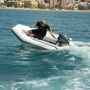 Liya PVC Hypalon Inflatable Belly Boat With High Pressure Air Tube And Aluminum Floor