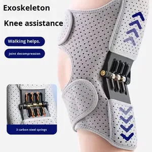 Genouillères de soutien en néoprène pour la protection des genoux à rebond puissant avec force de ressort réduit la douleur pour les jambes âgées et froides - Product Image 5