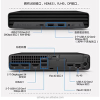 Untuk hpdesktop ProDesk 400 G9 DM NewCorei3-12100T 8G DDR4 256G NVMeSSD industri aio komputer i3 i5 i7 cpu desktops
