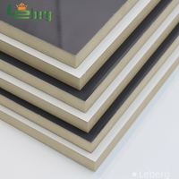 Panneau PET 1220*2440 18mm Noir Blanc Super Mat Brillant PET MDF pour Meubles