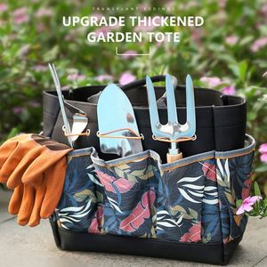 Échantillon gratuit : Ensemble d'outils de jardinage avec manches en bois, outils de désherbage, incluant des gants et un sac - Product Image 2