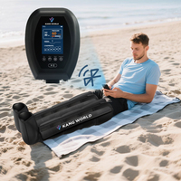 Masajeador de Piernas de Grado Comercial Kangwanjia Air Wave MF-8551-6B con Control de Tiempo, Batería de Litio y Logotipo de Marca Personalizable para Músculos