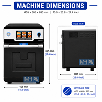 Four à micro-ondes multifonctionnel commercial MA-K03-6500 pour comptoir, chauffage rapide, 20L, pour boulangerie et restauration