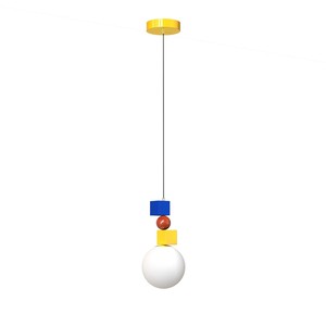 Creative Pendant Light Glass Shade Led <b>Bulb</b> White Color For Bedroom Home Decor Chandelier Ceiling Lamp 220V - Product Image 5