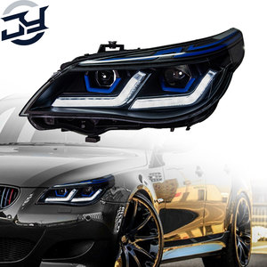 Luces LED de Circulación Diurna JY para <span class=keywords><strong>BMW</strong></span> Serie 5 E60 <span class=keywords><strong>2003</strong></span> a 2010 <span class=keywords><strong>523i</strong></span> 530i Ojos de Ángel Luces LED de Doble Haz - Product Image 1