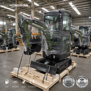 Kostenloser Versand Kleiner Bagger 1 Tonne 1,2 Tonnen 2,5 Tonnen CE EURO 5 Dieselmotor Daumenbagger Forst- und Bau-Minibagger Maschinen - Product Image 1
