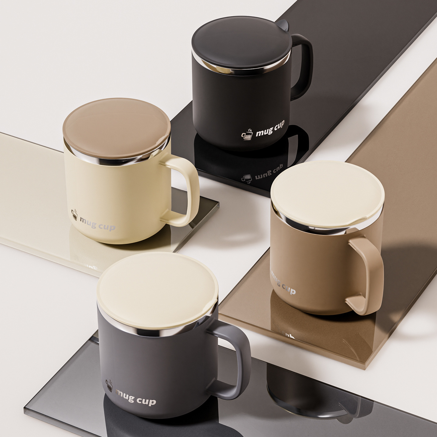 Couvercle plat de 400 ml