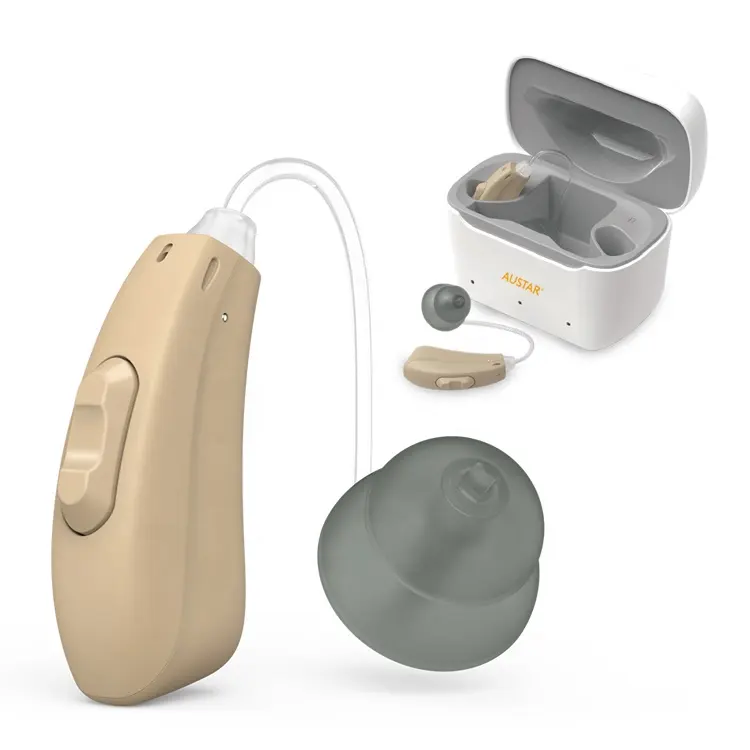 AUSTAR Hearing Aid Wholesale OEM Manufacturer China Best Price Deaf BTE Digital Rechargeable Hearing Aids