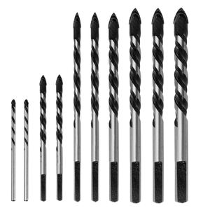 Foret polyvalent en acier de 3 mm pour la maçonnerie, le verre, la céramique, le béton et les murs en briques - Product Image 1