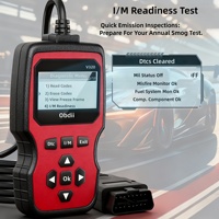 Escáner de Diagnóstico para Auto V320 OBD2 OLIVER, Conectividad Cableada, Rojo y Negro, Herramienta de Solución de Problemas de Luz de Verificación del Motor