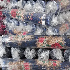 Fournisseur de tissu fournir 100% Polyester brossé dispersé imprimé drap de lit tissu