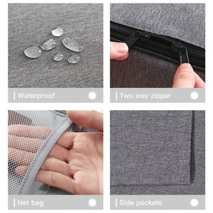 Organizador de Documentos, Bolsa de Almacenamiento de Documentos Impermeable con Cierre, Bolsa de Viaje para Guardar Archivos y Pasaportes - Product Image 3