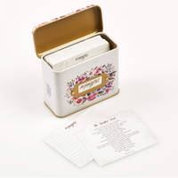 Boîte en fer blanc rectangulaire vide Offres Spéciales, boîte à sucre, conservation des aliments, boîte en fer blanc, carte de recettes, boîtes en métal