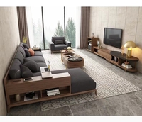 Table basse multifonctionnelle relevable avec rangement, design moderne, grande capacité de rangement
