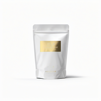 Sachets Doypack Argent Métallisé 12oz 24oz avec Fermeture Ziplock et Valve Unidirectionnelle pour Emballage Alimentaire et Bonbons - Vente Flash